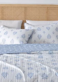 French Floral Quilt Set