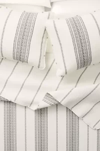 Boho Striped Quilt Set