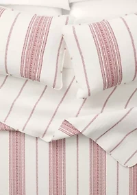 Boho Striped Quilt Set