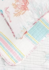 Coral Reef Coastal Quilt Set