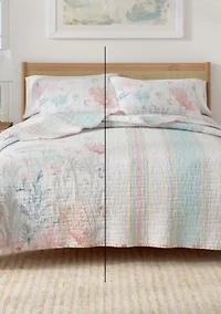 Coral Reef Coastal Quilt Set