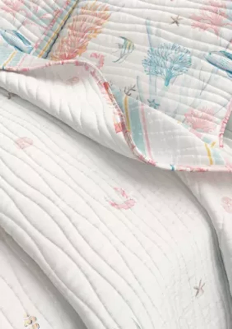 Coral Reef Coastal Quilt Set