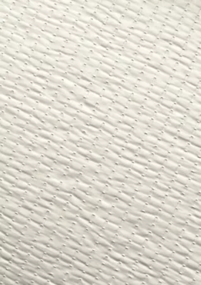 Solid Stitched Quilt Set