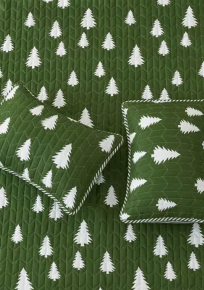 Little Trees Lodge Quilt Set
