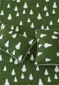 Little Trees Lodge Quilt Set
