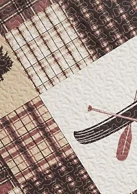 Lodge Patchwork Quilt Set