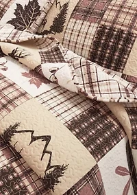 Lodge Patchwork Quilt Set