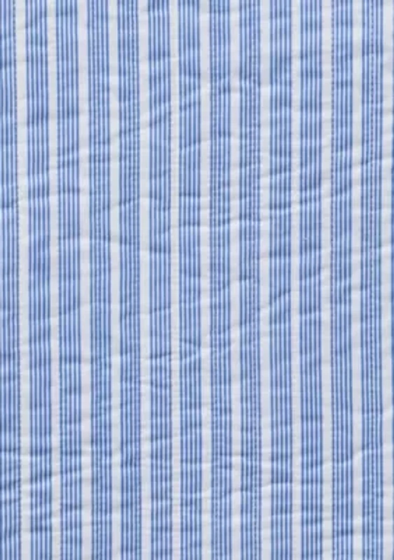 Tiny Stripes Microfiber Quilt Set With Shams