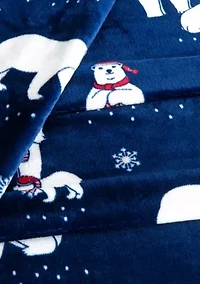 Velvet Plush Cozy Christmas Throw Blanket