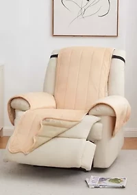 Soft Velvet Stitched Recliner Furniture Protector
