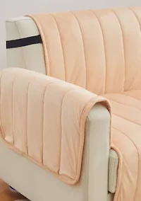 Soft Velvet Stitched Recliner Furniture Protector