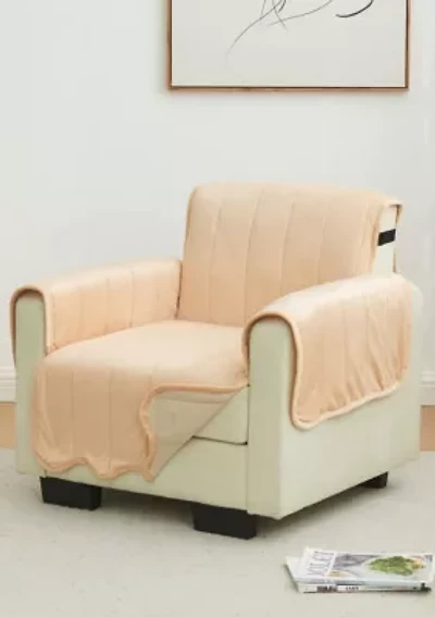Soft Velvet Stitched Chair Furniture Protector