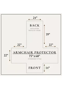 Soft Velvet Stitched Chair Furniture Protector