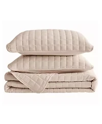 Seersucker Quilt Set With Shams