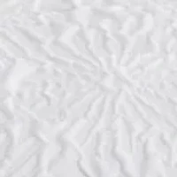 Floral Textured Quilt Set With Shams