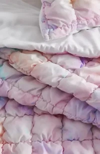 Marshmallow Puff Quilt Set With Shams