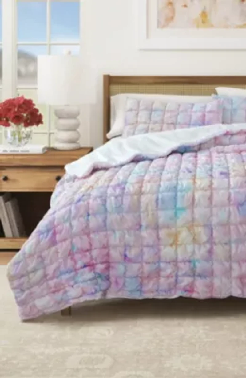 Marshmallow Puff Quilt Set With Shams