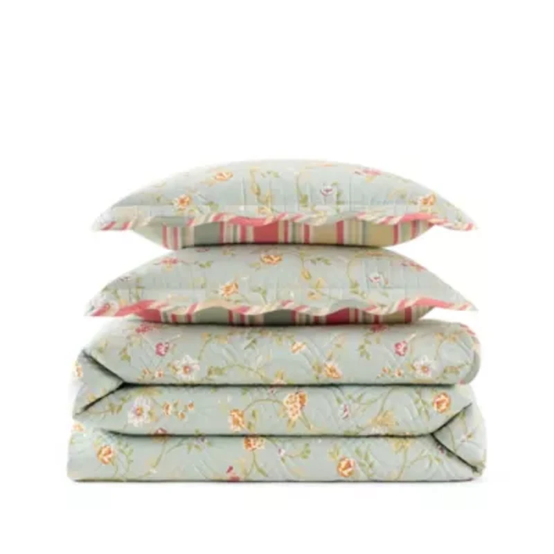 Garden Glitz 100% Cotton Quilt Set