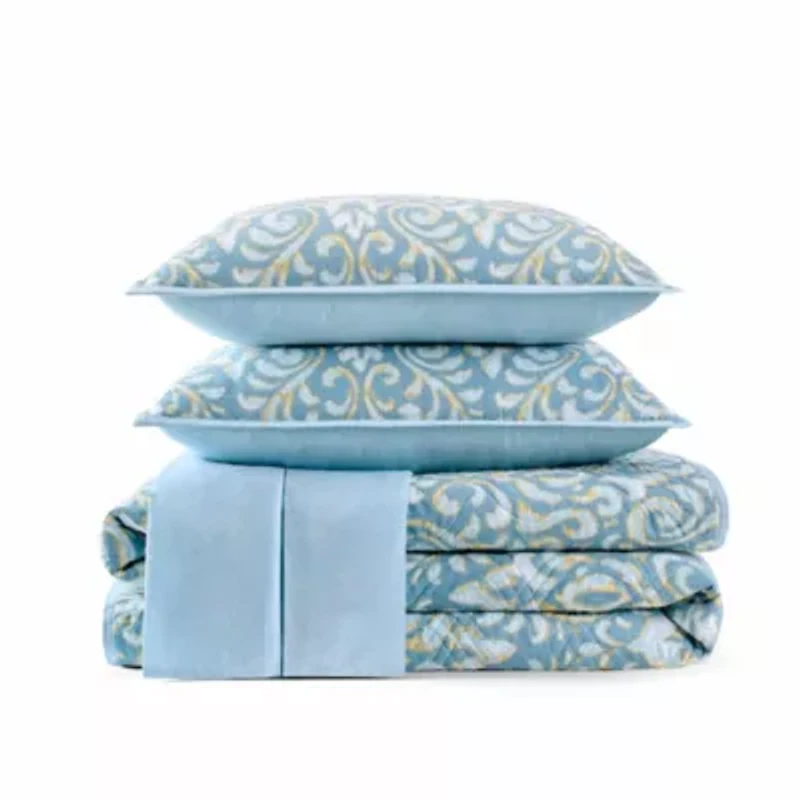 Kensington 100% Cotton Quilt Set