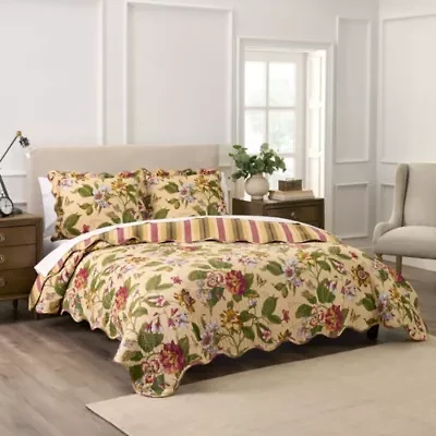 Laurel Spring 100% Cotton Quilt Set