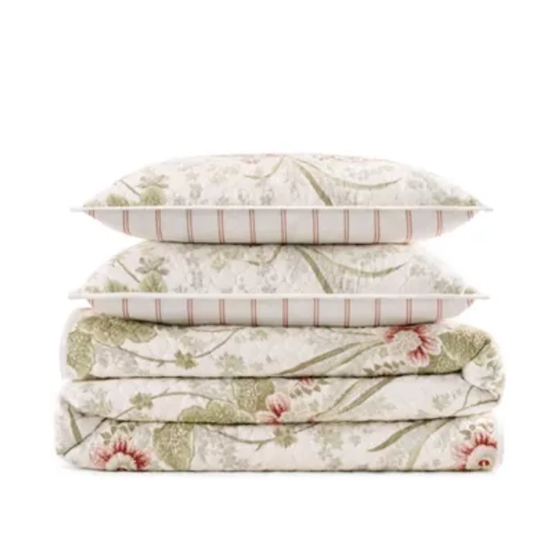 Stonington 100% Cotton Quilt Set