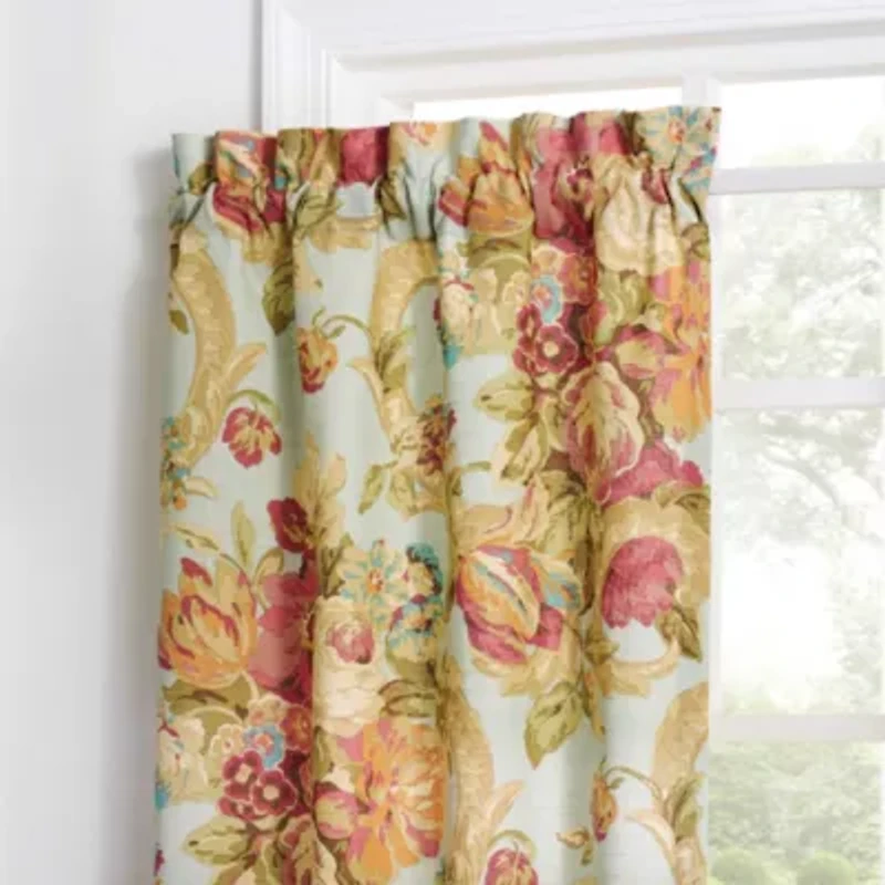 Spring Bling Vapor 100% Cotton Window Panel