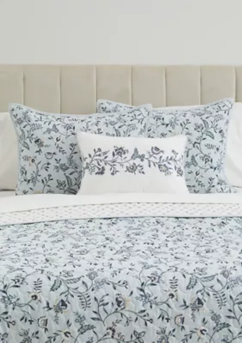Carolina Crewel Quilt Set