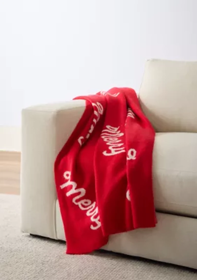 Merry Throw Blanket