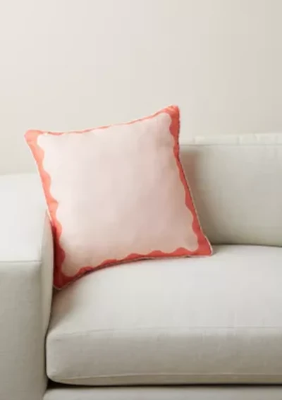 Scallop Wave Outdoor Pillow
