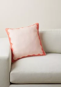 Scallop Wave Outdoor Pillow
