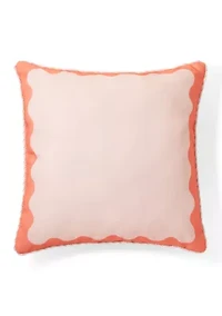 Scallop Wave Outdoor Pillow