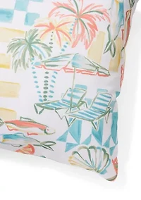 All Over Coastal Outdoor Pillow Set