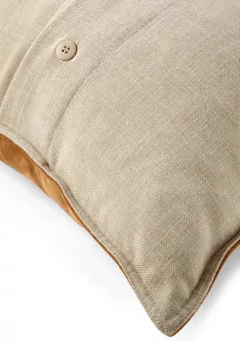 Faux Suede Pillow