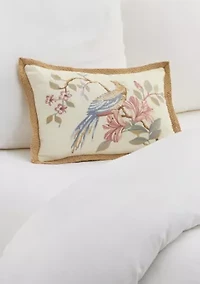 20th Anniversary Pheasant Embroidered Pillow