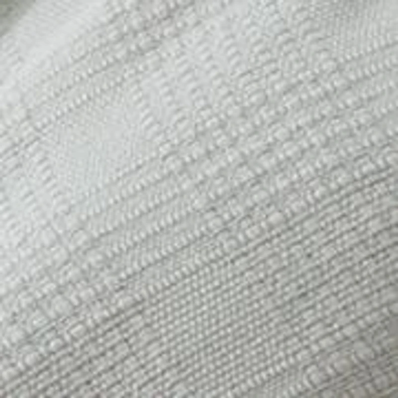 Woven Striped Cotton Blanket Coverlet