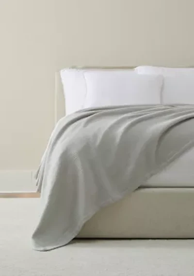 Woven Striped Cotton Blanket Coverlet