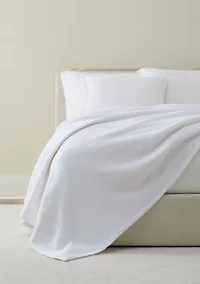 Hotel Collection Luxury Waffle Cotton Blanket
