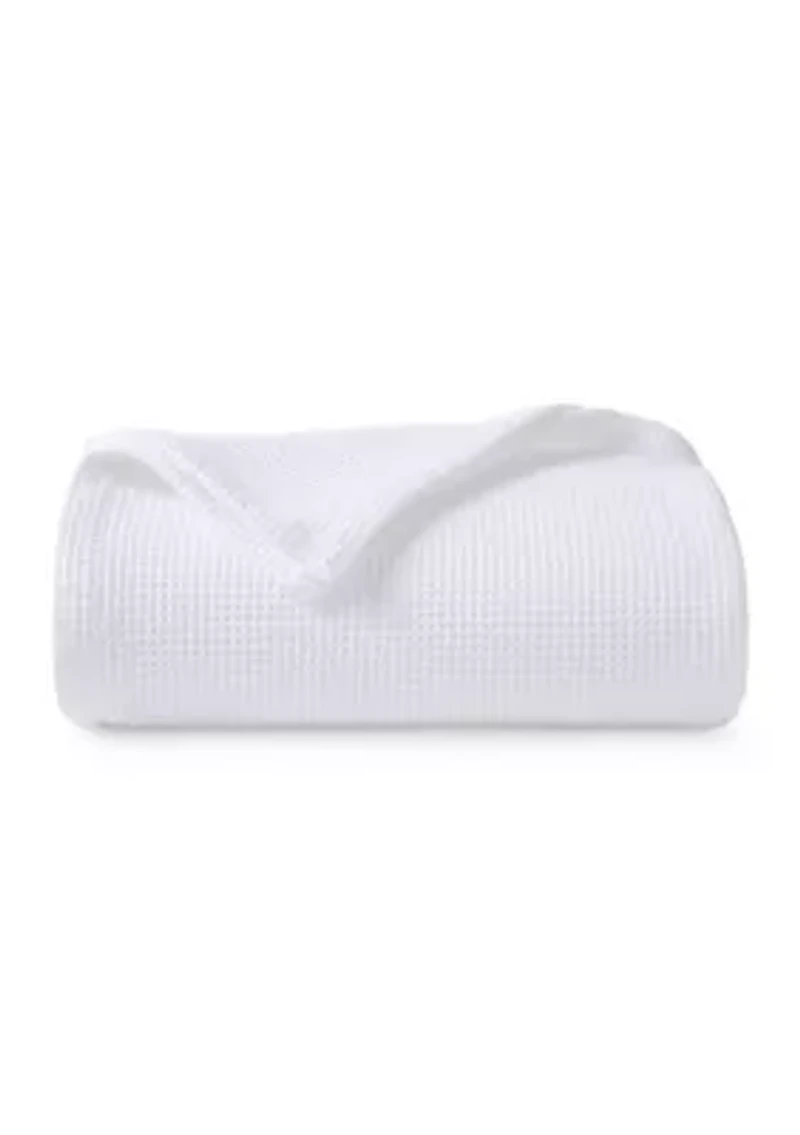 Hotel Collection Luxury Waffle Cotton Blanket
