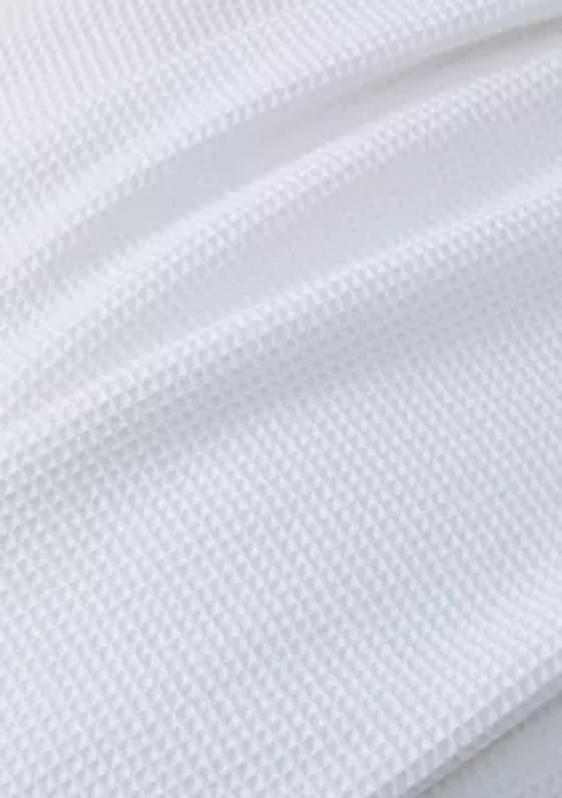 Hotel Collection Luxury Waffle Cotton Blanket