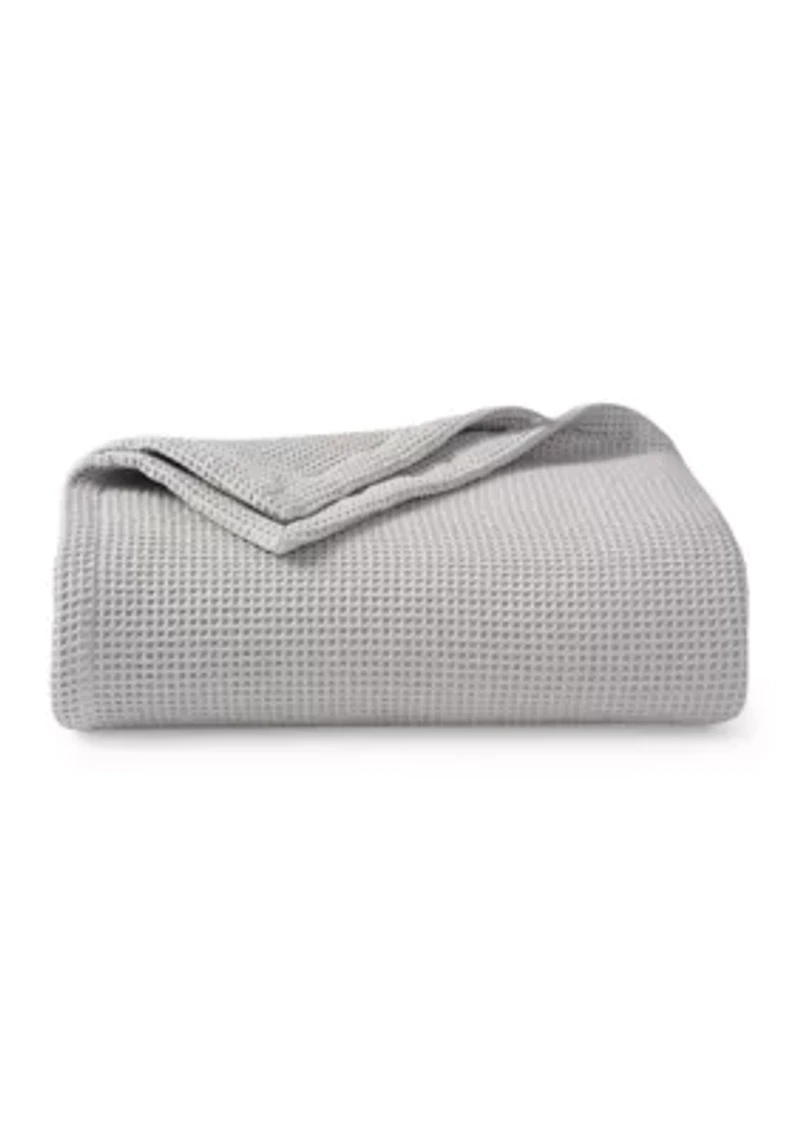 Hotel Collection Luxury Waffle Cotton Blanket