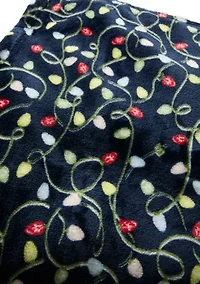 Tangled Lights Plush Throw Blanket