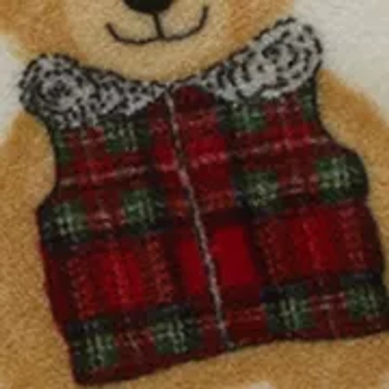 Holiday Belkie Bear Plush Blanket