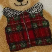 Holiday Belkie Bear Plush Blanket