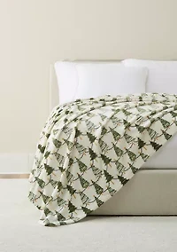 Christmas Tree Plush Blanket