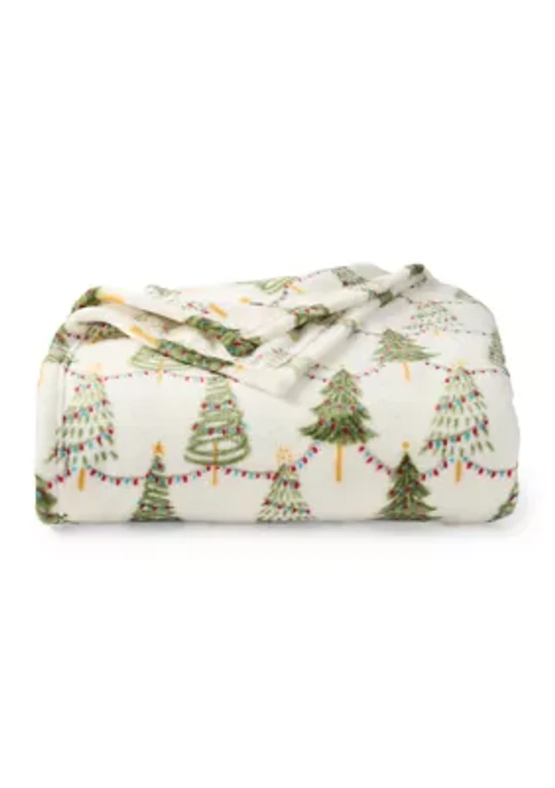 Christmas Tree Plush Blanket