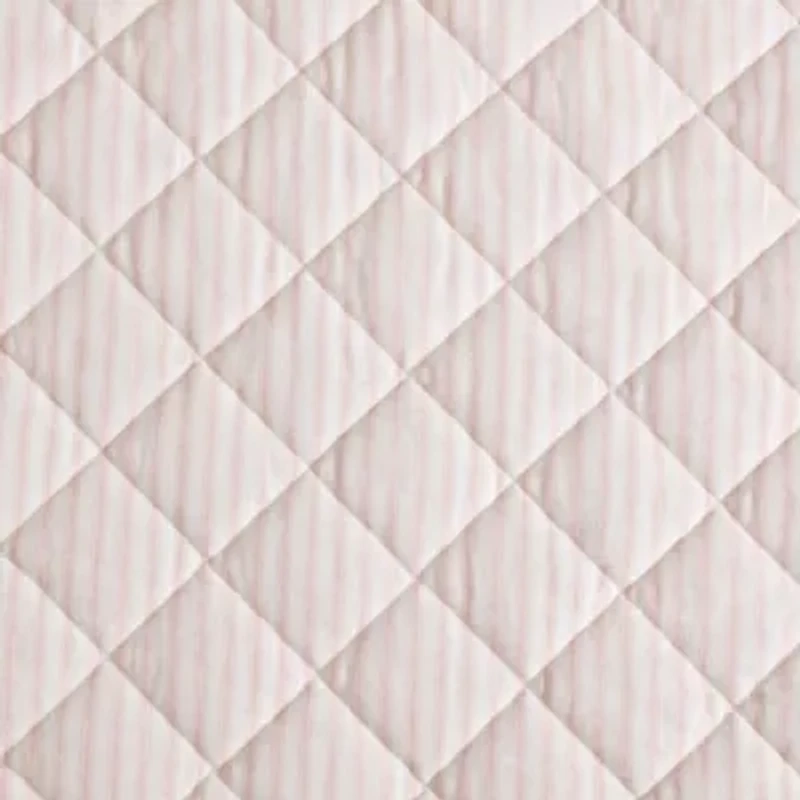 Tessas Ticking Stripe Cotton Quilt Set