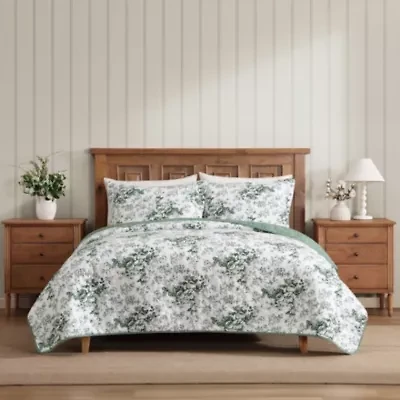 Toile Delight Cotton Quilt Set