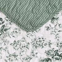 Toile Delight Cotton Quilt Set