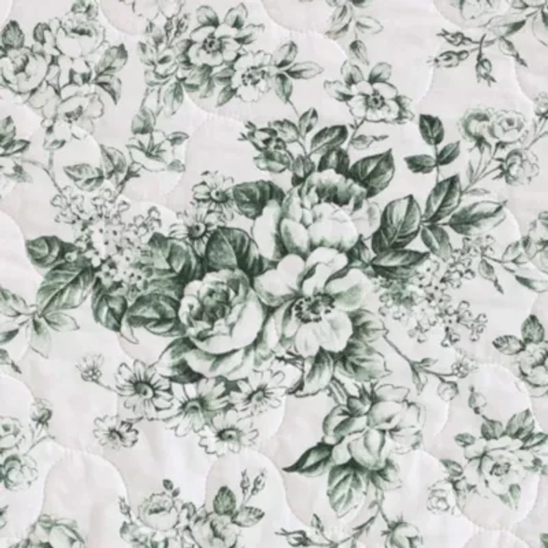 Toile Delight Cotton Quilt Set