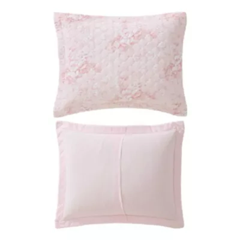 Toile Delightful Cotton Quilt Set